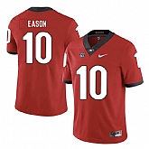 Georgia Bulldogs 10 Jacob Eason Red Nike College Football Jersey Dzhi,baseball caps,new era cap wholesale,wholesale hats